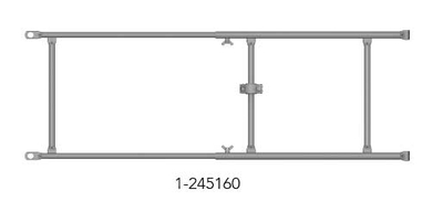 verstellbares Stirnabschlussgeländer aus Stahl Tobler AG