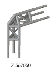 Corner connection to triangular beam Tobler AG